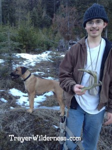 Mountain Boy Shed Hunting